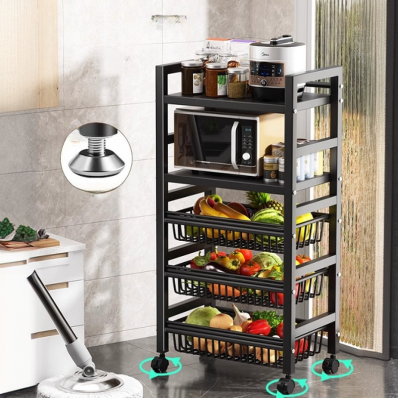 Ink Trendy Fireproof Cabinet Storage Shelf Rack with Roller Wheels and Shelves in Steel, Vertical Installation