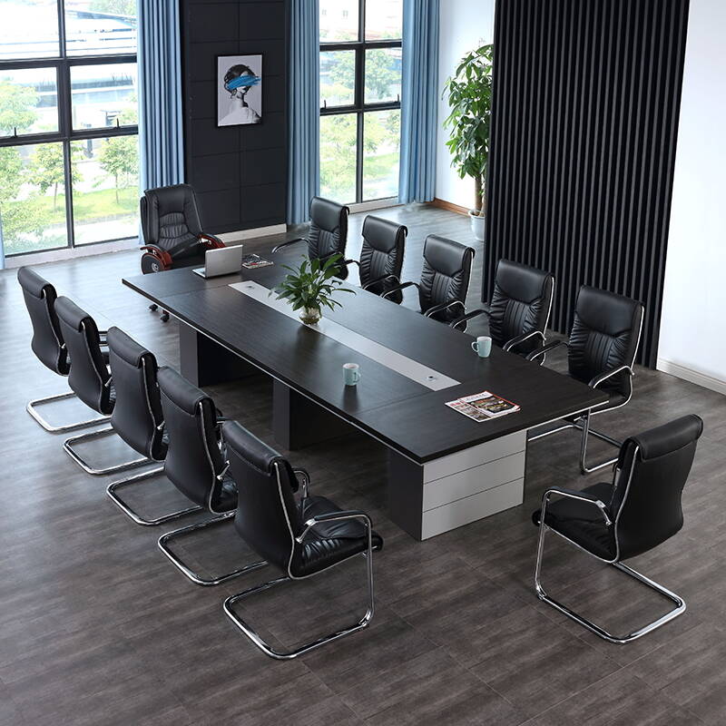 Trendy Studio Chairs in Calfskin with Fixed Arms, Waterfall Seat, and Ergonomic Design