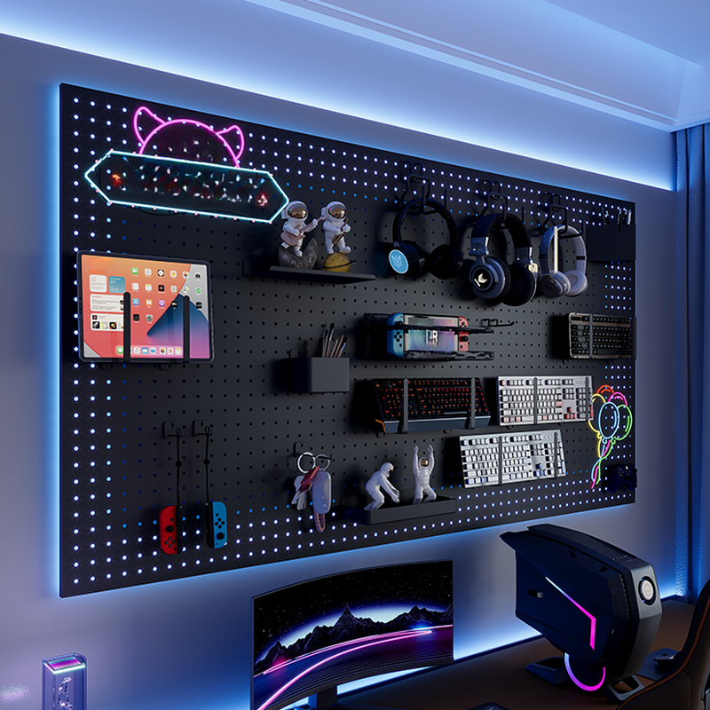 Trendy Rectangle Cabinet Storage Shelf Rack, Fireproof and Wall-fixed