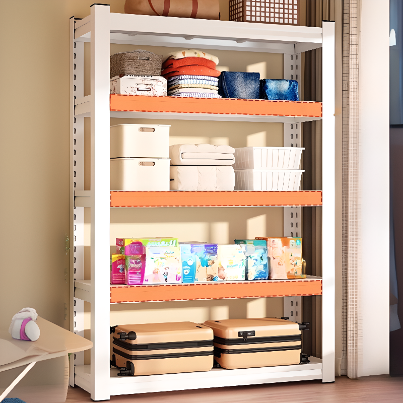 Trendy Fireproof Metal Cabinet Storage Shelf Rack with Adjustable Shelving and Vertical Installation