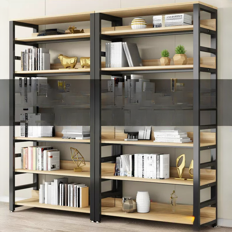 Ink Trendy Cabinet Storage Shelf Rack with 6/5/7 Floating Shelves, Steel Frame, Vertical Installation