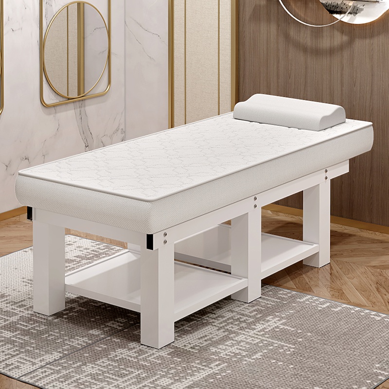 Slip Resistant Multi-levelled Metal Massage Bed with Rectangular Trestle Base