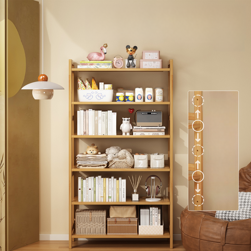 Trendy Vertical Cabinet Storage Shelf Rack with Shelves