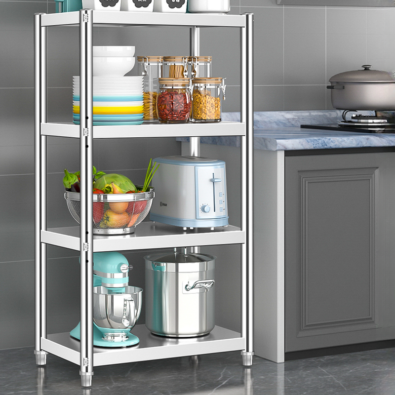 Metallic Fireproof Trendy Food Storage Shelf