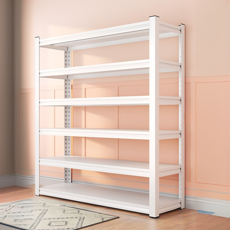 Casual Flame-resistant Wire Warehouse Shelving Rack with Adjustable Shelves, Unattached