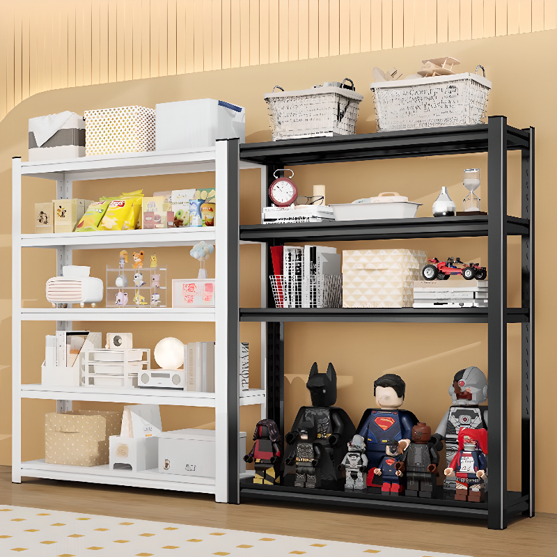 Casual Rectangle Cabinet Shelf with Flame-resistant Features and Hooks