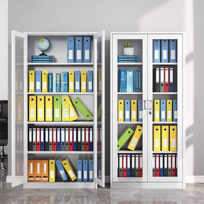 Chalk Steel Corrosion Resistant Storage Cabinet with Locker, Variable Shelf, Locking Door, and 1-Wide/3-Wide/2-Wide Compartments