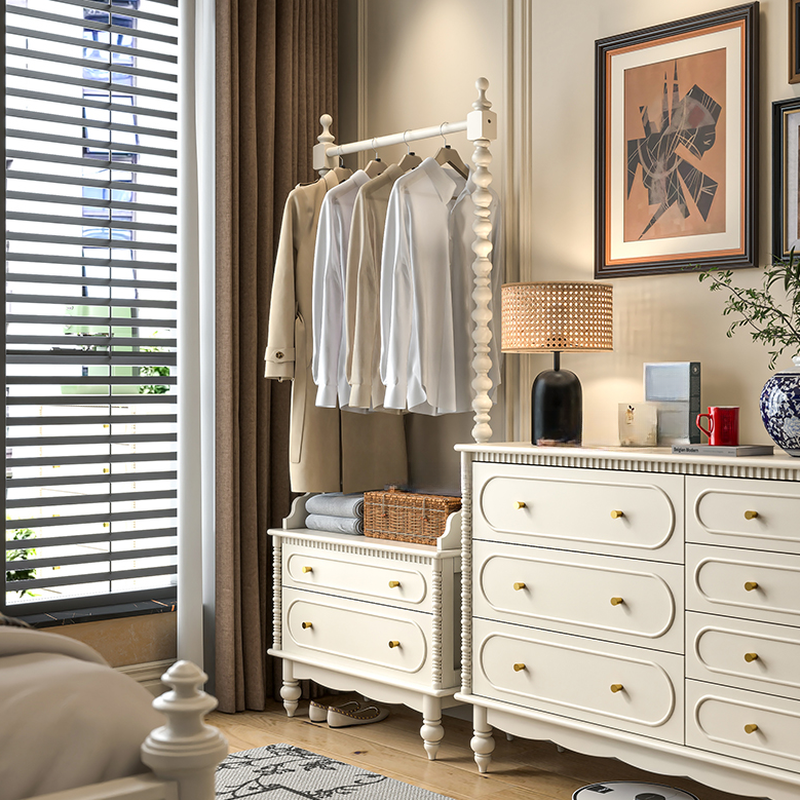 Traditional Hall Tree with Stockroom, 2/4 Drawers, Natural Wood Frame, Wood Bench, and Wood Hook