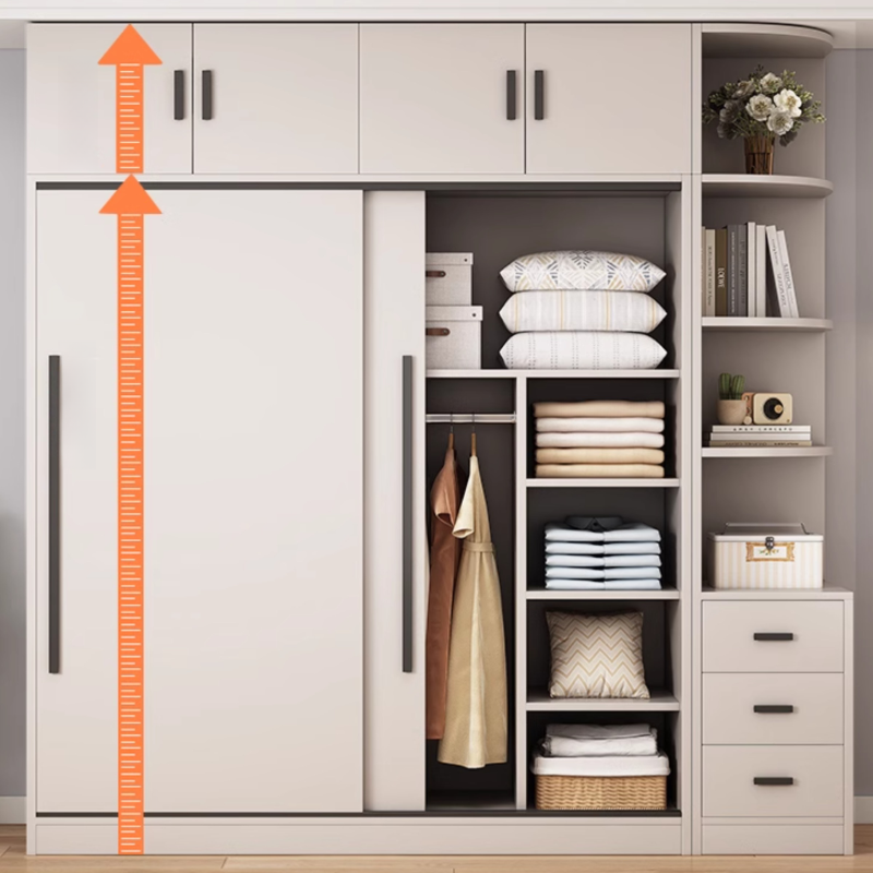 Tan Self-supporting Wardrobe with Gate