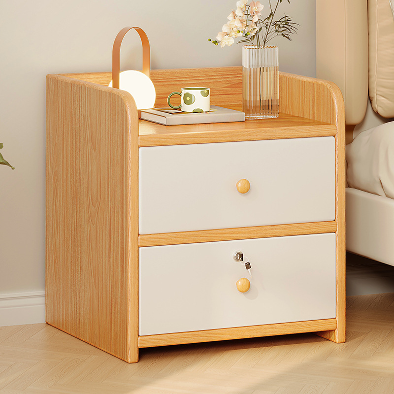 Modish Engineered Wood Drawer Storage Bedside Table