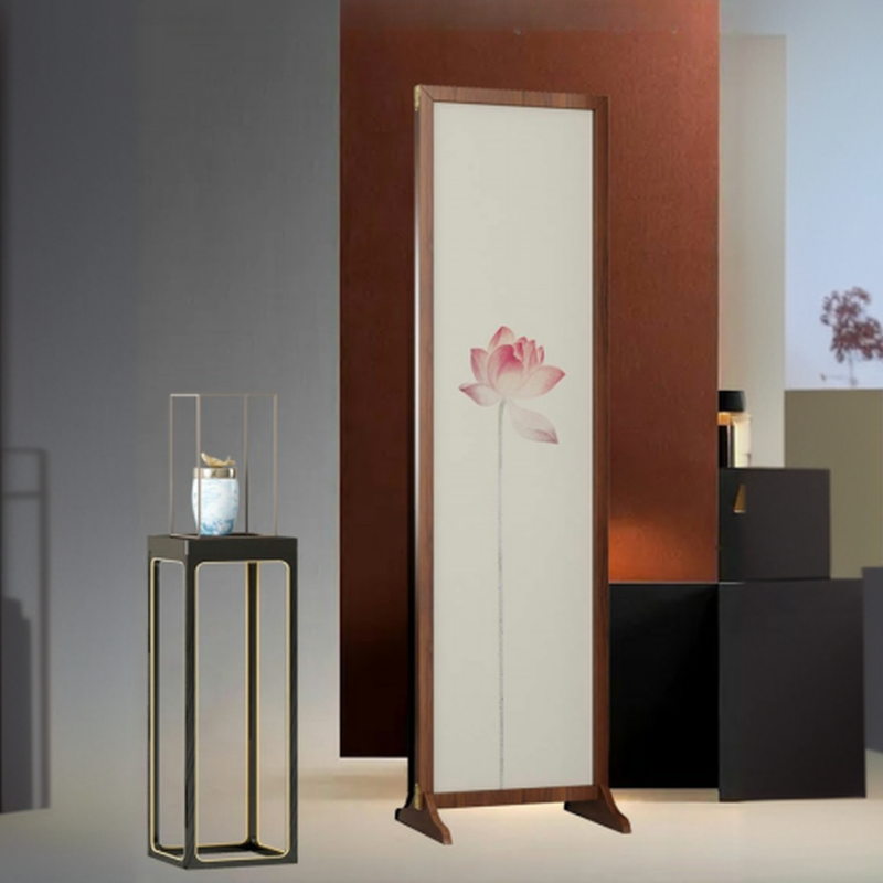 Wall Partition Auburn Contemporary Translucent Collapsible/Single Panel with 1 Panel/2 Panels/4 Panels and Double Sided Print in Gauze