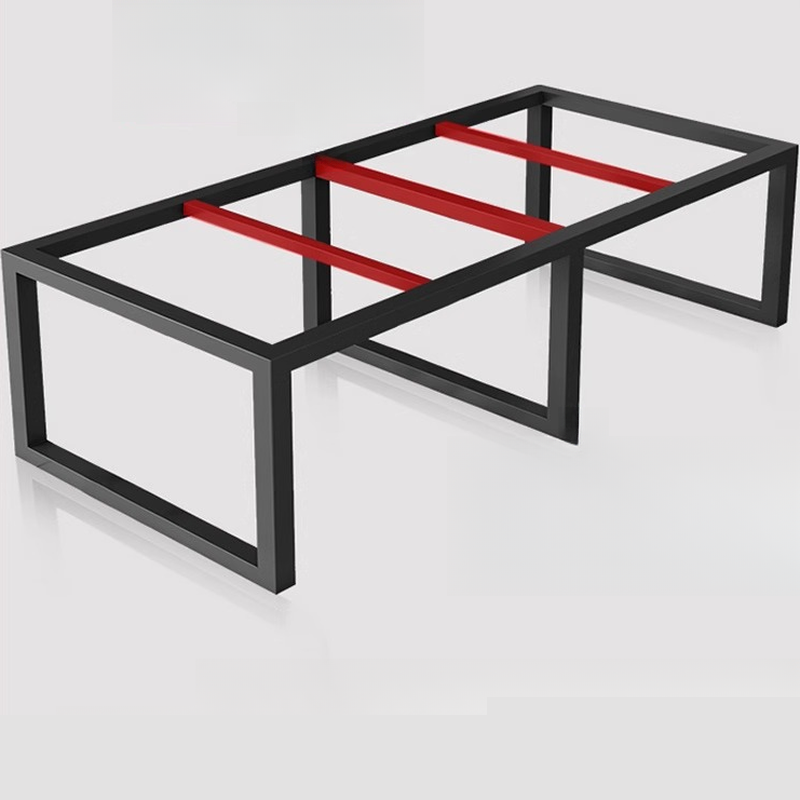 Brown Modern Office Conference Table with a Rectangular Mdf Top for 6 People