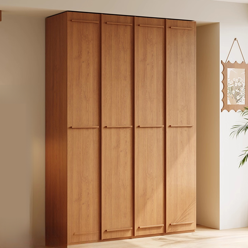Acorn Modern Natural Wood Cabinet Armoire with Soft Close Door, Interior Shelves, and Clothing Rod