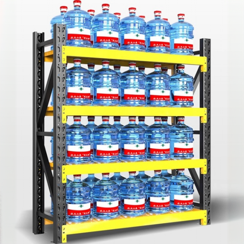 Modern Simple Style Flameproof Steel Warehouse Shelving Rack, Unattached