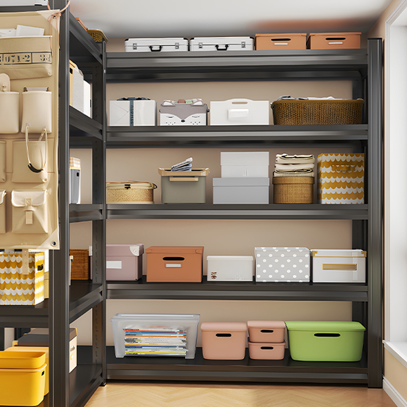 Modern Simple Style Storage Rack with Steel Storage Shelves, Unattached