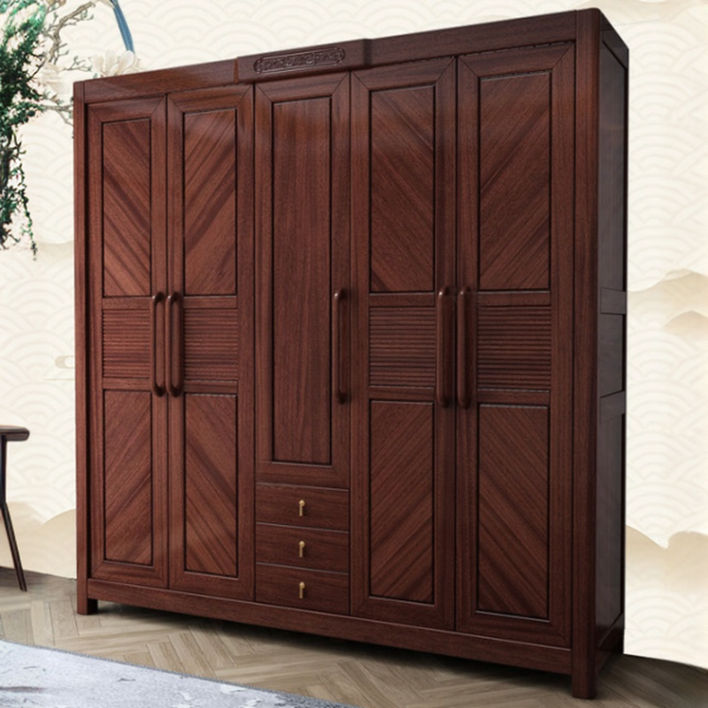 Cocoa Standalone Cabinet Armoire with Gate