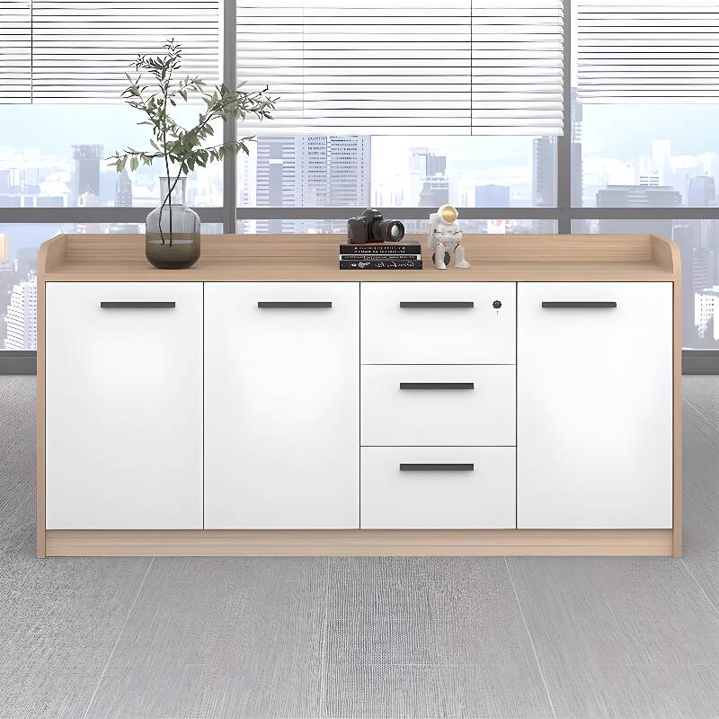 Modish Manufactured Wood Base Cabinet with Moisture-proof Shelves in 2-Wide/3-Wide/4-Wide Compartments