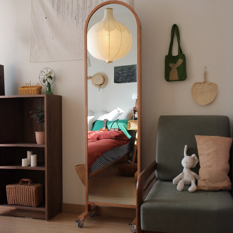 Retro/Nordic Magazine Holder with Length 15 in & Above, Height 10 in & Above, Shelves, Rubberwood Frame, and Independent Design