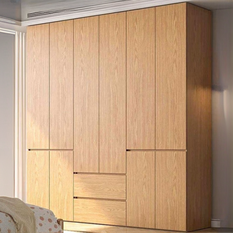 Acorn Modern Laminate Independent Wardrobe Closet with Soft Close Drawer and Door, Interior Shelves
