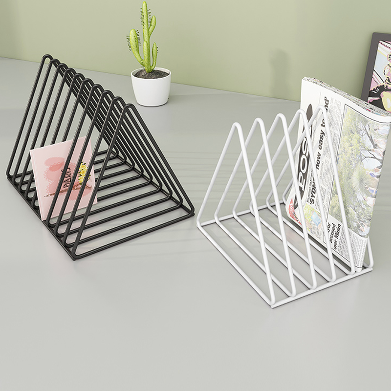 Casual Alloy 7 To 11 in/Up To 7 in L x 7 To 9.9 in W Detached Magazine Stand with Divider
