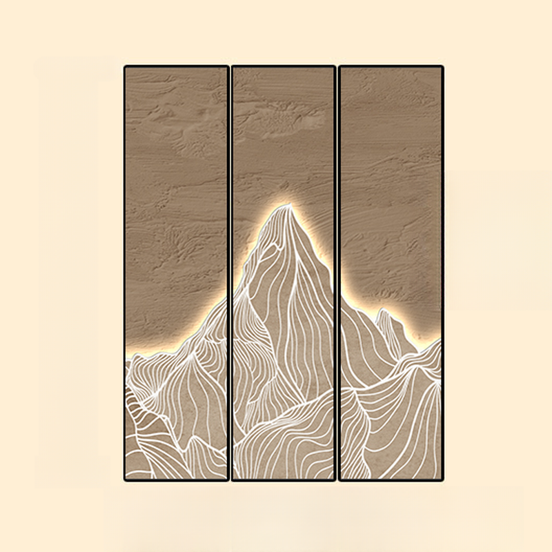 Modern Ink Opaque Pop Up Room Separator Wall with Alloy Frame and Double Sided Print