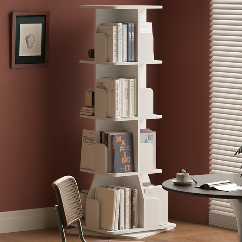 Art Deco Laminate Magazine Holder with Shelves and Divider, 15 in & Above Length, 10 in & Above Height, Independent