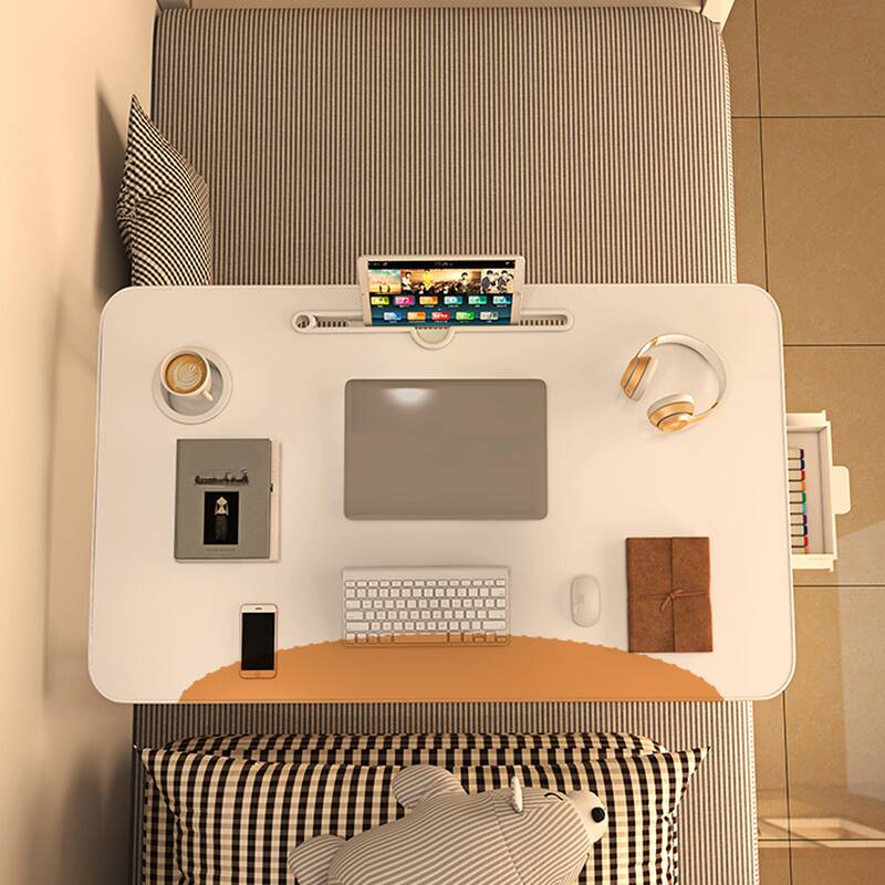 Casual Composite Wood Notebook Holder with Compartment