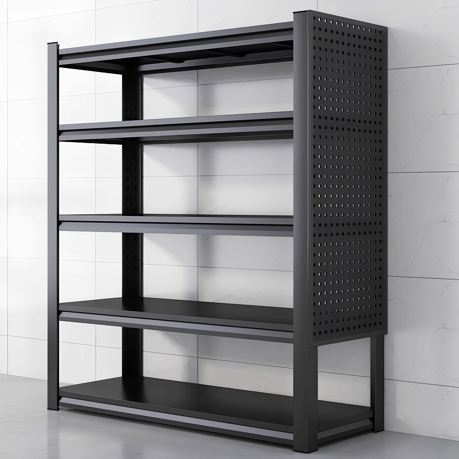 Modern Steel Warehouse Shelving Rack with Adjustable Independent Installation