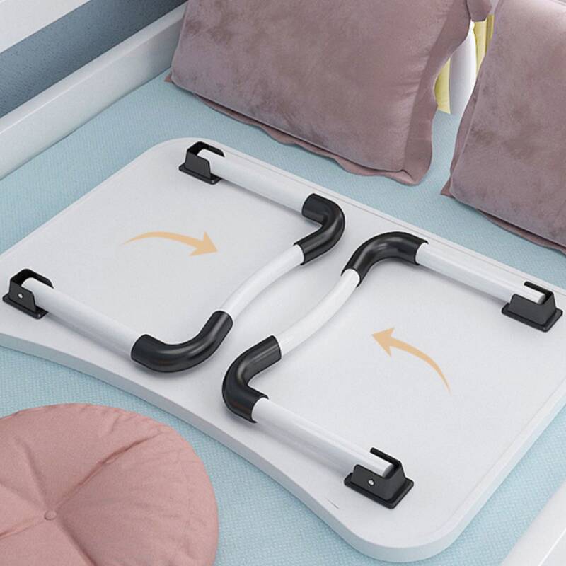 Casual Composite Wood Notebook Holder with Pop Up Feature and Compartment