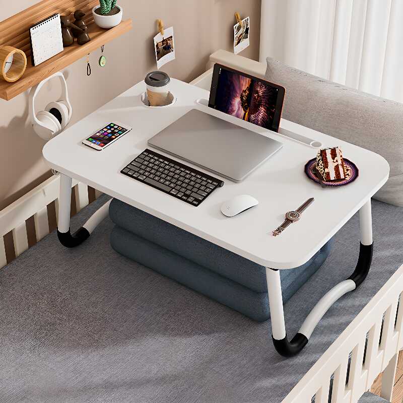 Casual Composite Wood Notebook Holder with Pop Up Feature