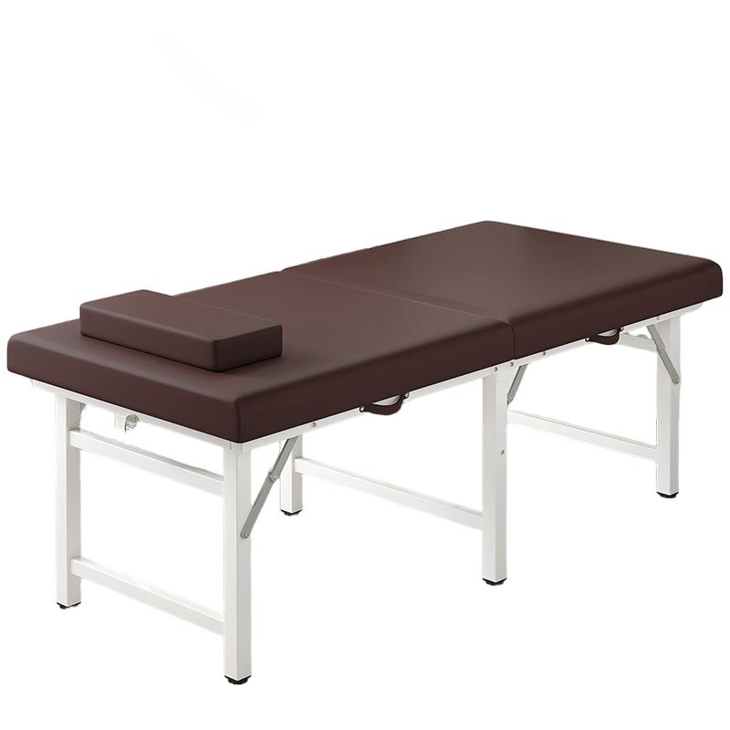 Stackable Metal Facial Bed with Handy Lightweight H-Shape Base and Protective Feet