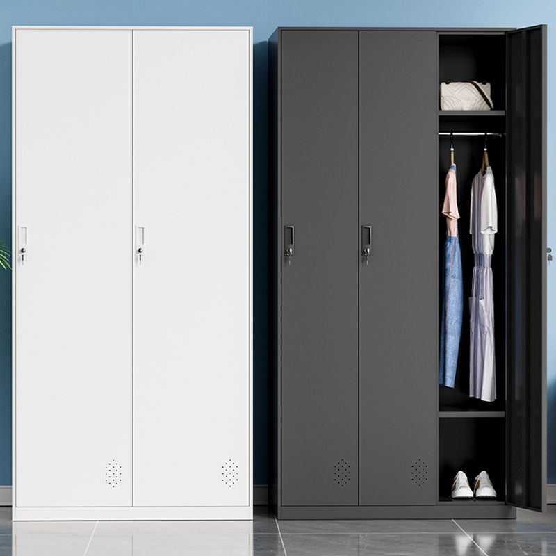 Steel Gym & Locker Room Lockers with Installation Required, Partial Assembly, Shoe Storage, Three/Two Compartments, 3-Wide/2-Wide, and Locker Base