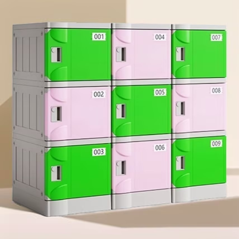 3-layer School Lockers with Installation Required and Partial Assembly, Featuring 6 Compartments and 3-Wide Design