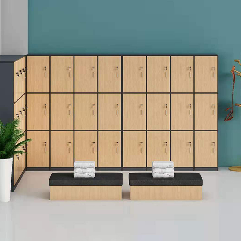Wood Grain Reclaimed Wood 4-layer/3-layer/2-layer Employee Lockers with Installation Required, Full Assembly Needed, 10 or More Compartments/8 Compartments/6 Compartments, and 4-Wide/3-Wide/2-Wide