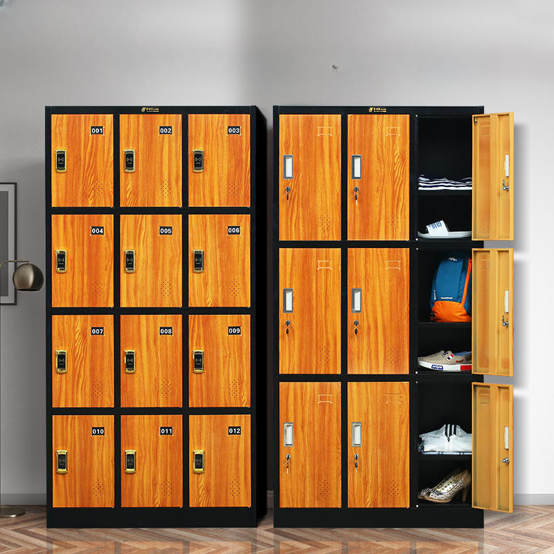 Steel 2-tier/4-tier/3-tier Employee Lockers with Installation Required, Partial Assembly, 10 or More Compartments/Nine Compartments/Six Compartments, 3-Wide/2-Wide