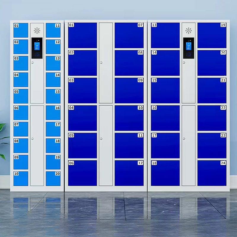 Steel Lockable Dove Grey/Lemon Colour/Blue 5-Wide or more/4-Wide/3-Wide Commercial Lockers with Robust Doors & Name&number Plate