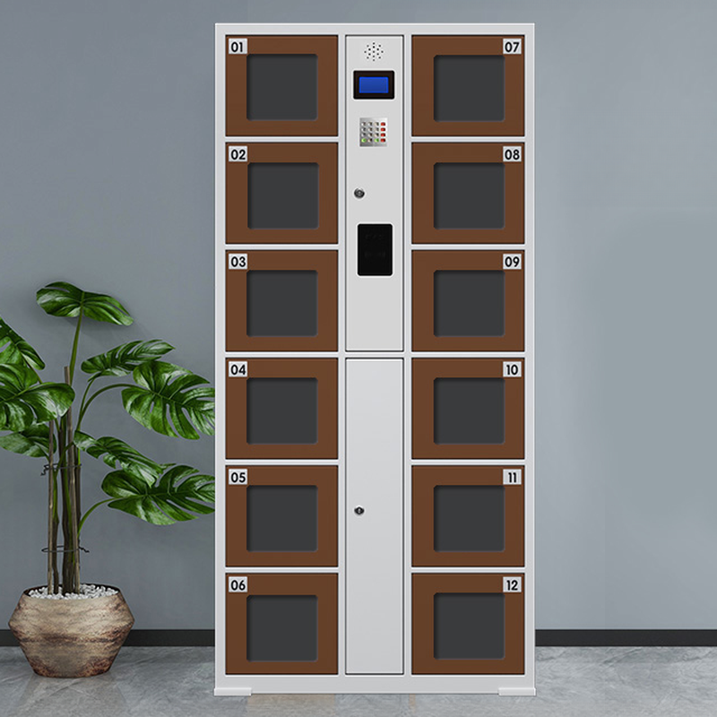 Maroon/Navy Blue/Lime Green 6 or More Tier Commercial Lockers with 10 or More Compartments, 5-Wide or More, Name & Number Plate, and Locker Base