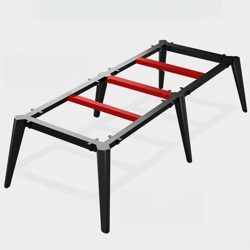 Dove Grey Modern Simple Style Meeting Table with Scratch Resistant Rectangle Top for Seating 12+ in Engineered Wood