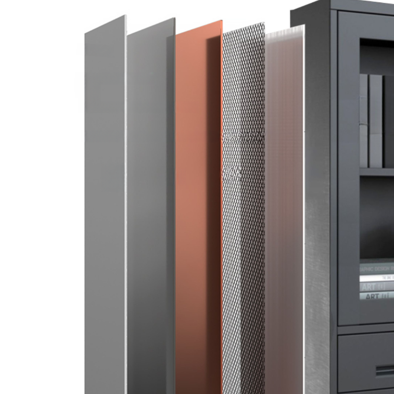 Matte Black Steel Office Storage Furniture with Warp-free Durability, Variable Shelf, Stand, Locking Door, and 1-Wide Compartments