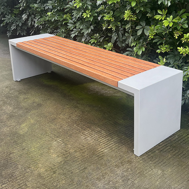 Simple Engineered Wood Picnic Bench in Tan