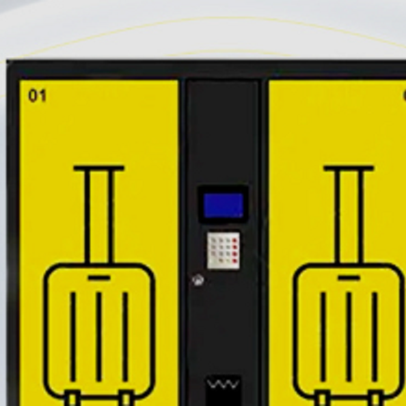Bright Yellow 2-layer Commercial Lockers with Installation Required and Partial Assembly, Featuring Personalization or Monogramming, 4 Compartments, 2-Wide