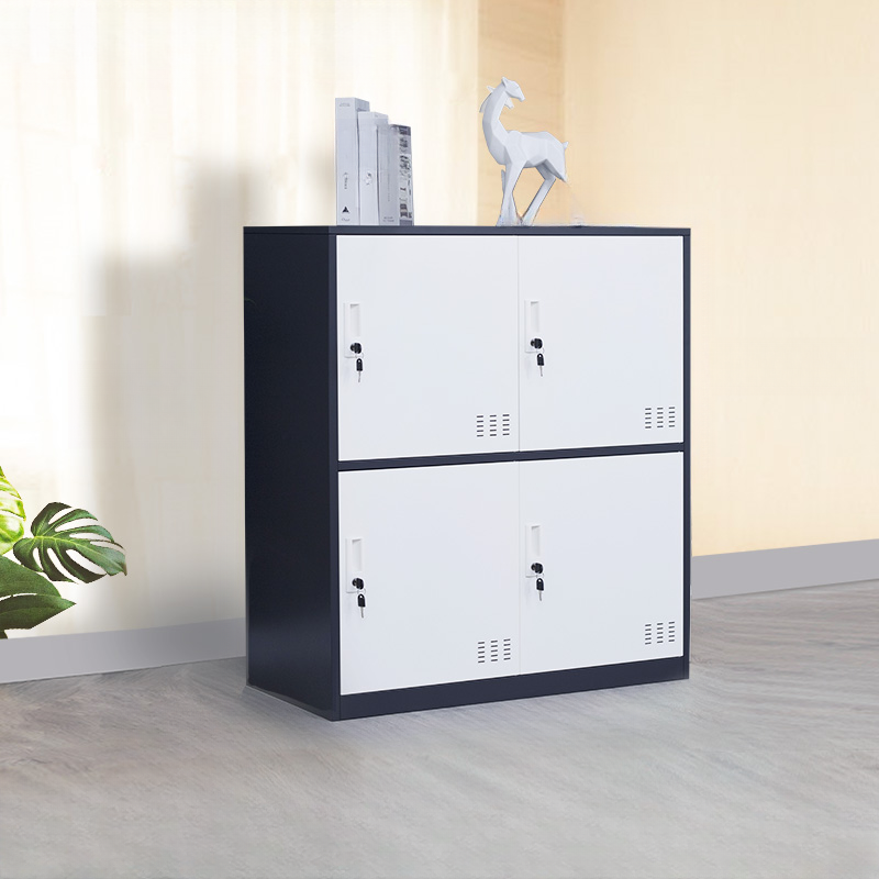 Metal 2-layer/3-layer/4-layer School Lockers with Installation Required and Partial Assembly, Ventilated Doors, 6/Nine/10 or More Compartments, 3-Wide/2-Wide