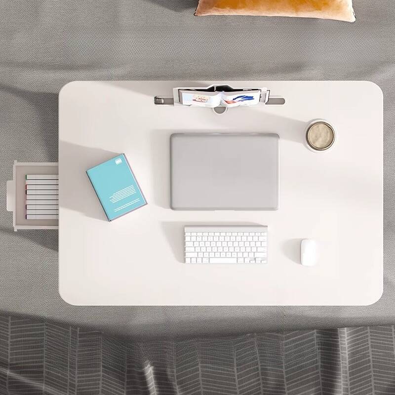 Art Deco Timber Moves Up and Down Riser Laptop with Compartment