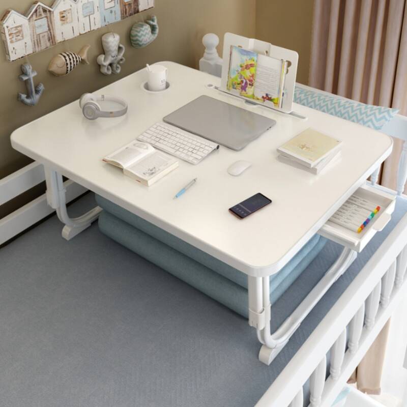 Casual Composite Wood Notebook Holder with Adaptable Height and Compartment