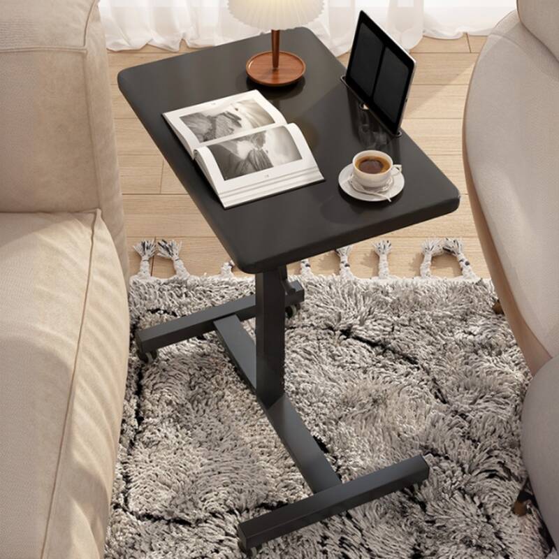 Casual Composite Wood Laptop Cart with Lifting Airlift