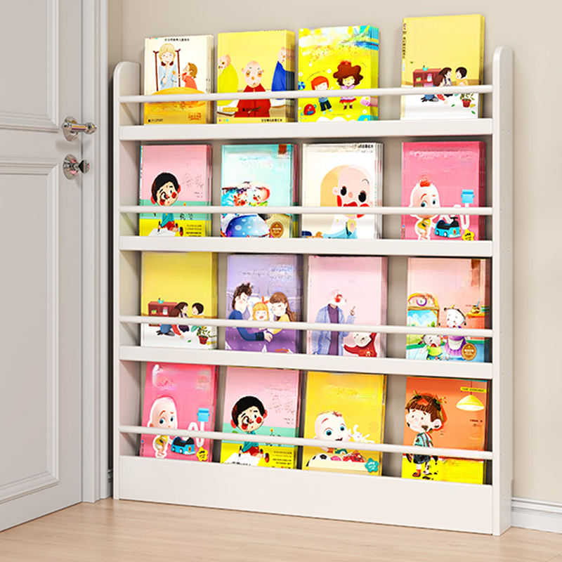 Art Deco Rubberwood Magazine Rack with Shelves, 15 in & Above Length, 10 in & Above Height, Standalone Design