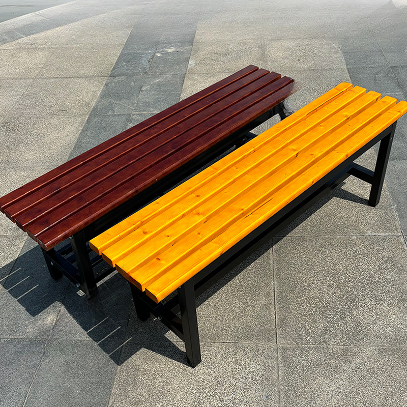 Simple Picnic Bench with Engineered Wood and Ink Frame