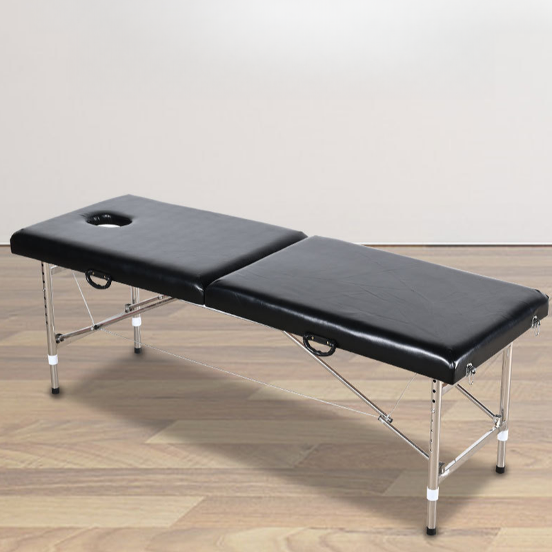Massage Bed with Height-adjustable, Stackable Slab Base, Handy and Lightweight with Protective Feet