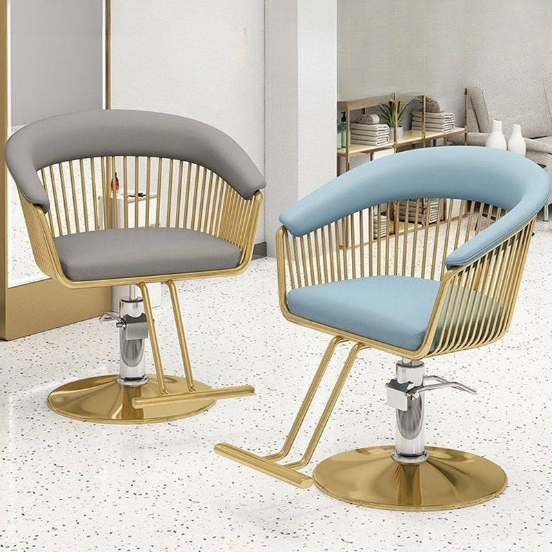 Ergonomic Adjustable Elliptical Solid Colour Leatherette Styling Chair with Back and Footrest