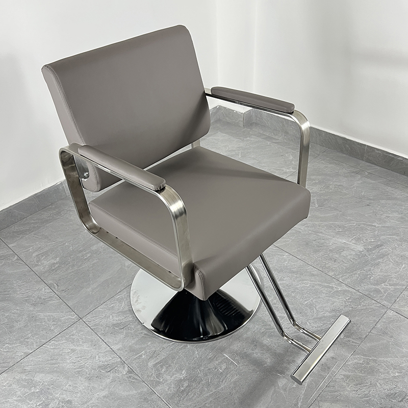 Rectangular Solid Colour Full Back Synthetic Leather Styling Chair with Footrest and Adjustable Features